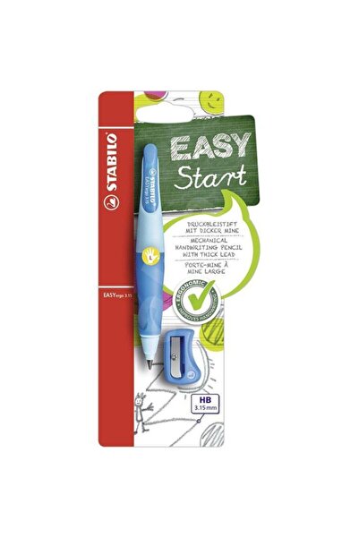 Stabilo Stabılo Easyergo 3.15 Versatil Sol El Kalemi - Açık/koyu Mavi B-
