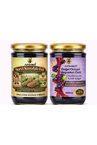 APİMED Sycamore Conifer Extract and Forest Fruit Extract Set of 2
