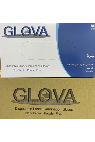 OptiTect كرتون كفوف لاتيكس ماليزي بدون بودرة مقاس M