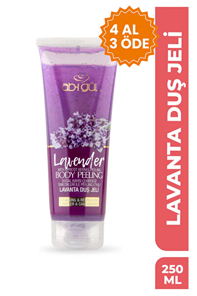 Ab-ı Gül Lavanta Body Peeling Doğal Kayısı Çekirdeği Tanecikleri 250 Ml