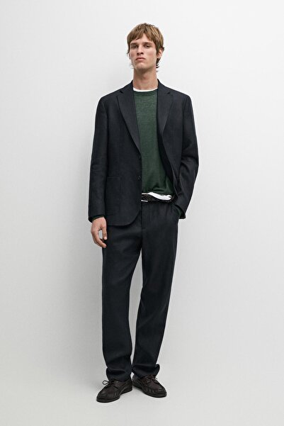 Massimo Dutti Keten klasik pantolon