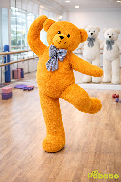 Pababo 120 Büyük Boy Papyonlu Peluş Ayıcık – Sarılmalık Dev Hediyelik Oyuncak...