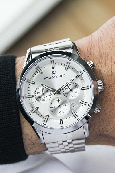 Rosso Milano Rm000825 Men's Wristwatch with Steel Strap