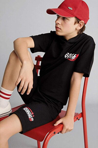 DeFacto Sweatshirt Fabric 2-Piece Set for Boys H0327A826Sm