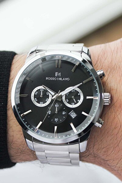 Rosso Milano Rm002473 Men's Wristwatch with Steel Strap