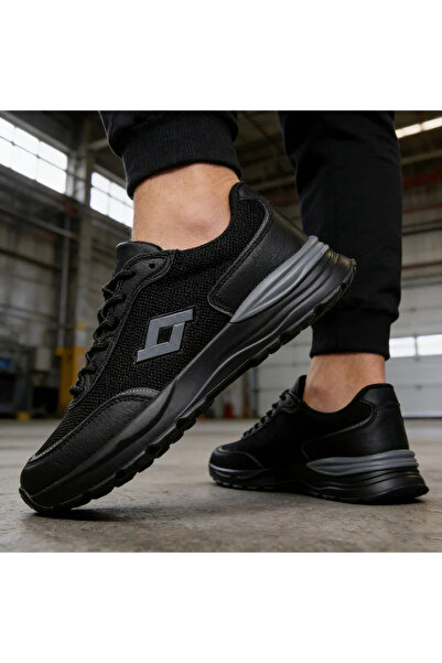 Tmall Pantofi sport pentru bărbați, ușori, din material textil, 1255, negri