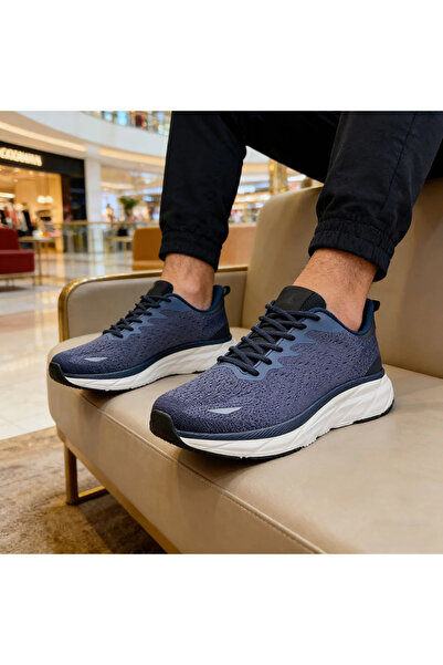 Tmall Pantofi sport de barbati,Piele ecologica,1257,Albastru inchis
