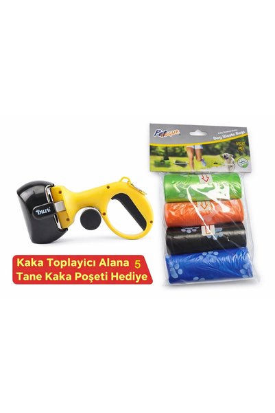 MDSTECH Dog Poop Pickup Apparatus Hygienic Portable Practical Easy Cleaning for Poop