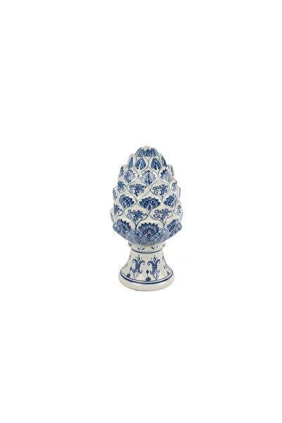 Mikasa Moor Blue Blanc Kozalak Dek Obje 20x35cm