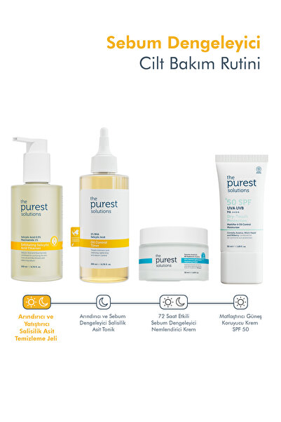 The Purest Solutions Yağlı Ve Karma Ciltler Için Siyah Nokta Karşıtı Temizleme Jeli 200 ml