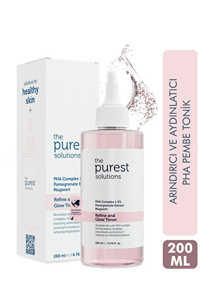 The Purest Solutions Hassas Ciltler İçin Arındırıcı ve Aydınlatıcı PHA Pembe ...