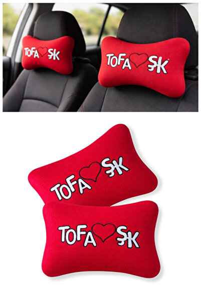 TUSBA MARKET Μαξιλάρι λαιμού Tofaşk Polar Orthopedic Car Travel με κέντημα / ...