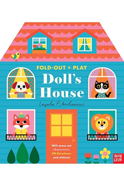 Nosy Crow - Fold-Out + Play: Doll's House