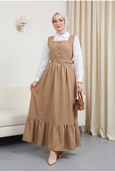 HİJABAYA Σετ δύο τεμαχίων με πουκάμισο με κουμπιά στο πάνω μέρος και μπλουζάκι