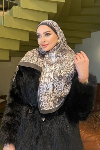 Oxygen Scarfs Şehzade Voile Silk Shawl 10102