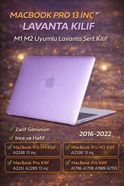 Mcstorey Macbook Pro Kılıf 13 Inç M1-m2 A1706 A1708 A1989 A2159 A2251 A2289 A...