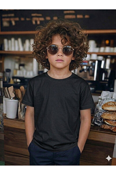 babito store Unisex Μπλουζάκι για κορίτσια και αγόρια, μονόχρωμο, κοντομάνικο...