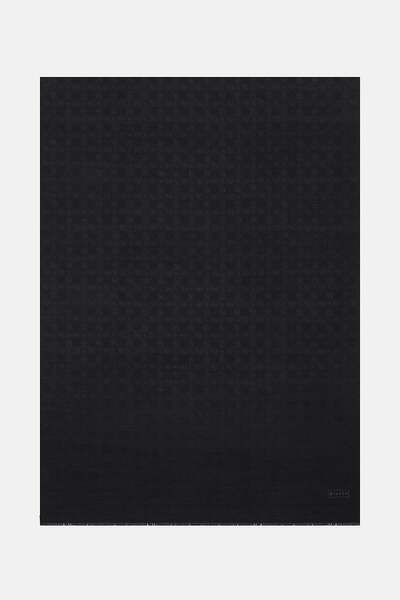 Vakko Cotton Silk Shawl - New Hologram - Black