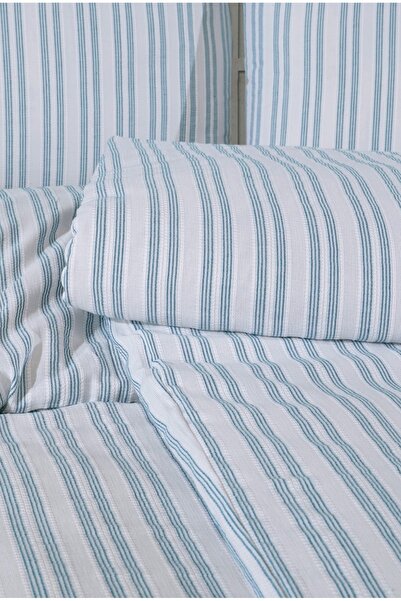 NazeninHome Σετ Παπλωματοθήκης PureWeave με Νήματα Βαμμένα στο Πλέγμα, Φυσική...