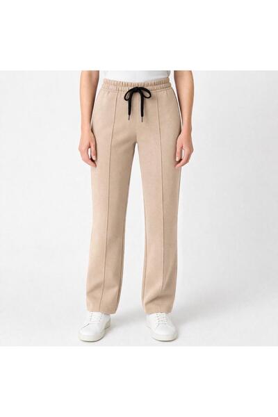 AXXEL Γυναικείο Μπεζ Παντελόνι Φόρμας με 2 Κλωστές-P3045