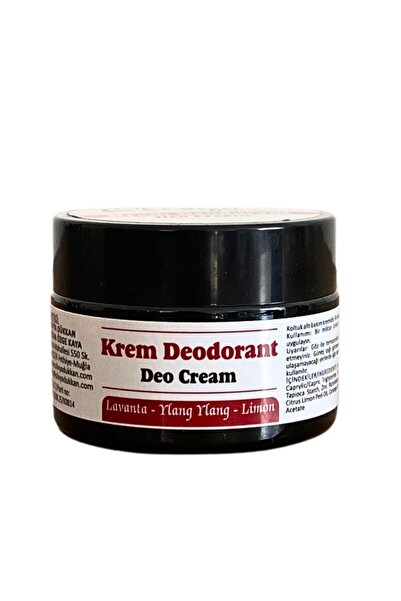 Olivya Dükkan Doğal Krem Deodorant - Alüminyum Ve Alkol Içermez - 30 ml