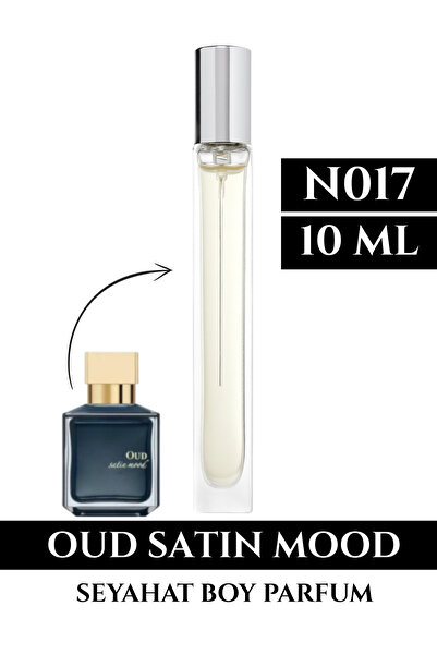 homeartplus N017 - 10 ml ( OUD SATIN MOD ) EDP Kalite Seyehat boy Erkek Parfüm