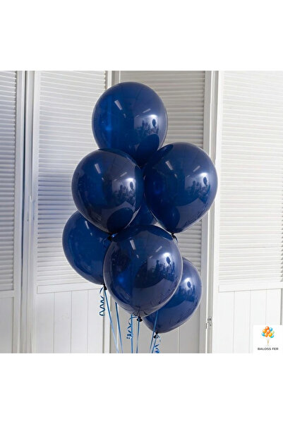 baloss fer Navy Blue Balloon Set of 20 Party Decoration Birthday Stylish Decor