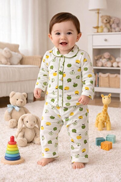 anne dokunuşu gibi KUZUM BEBE 2’li Organik Pamuk Fitilli Kumaş Kız Erkek Bebe...