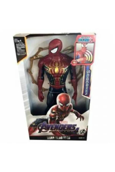 AVENGERS Sesli Işıklı Örümcek Adam Oyuncak Figür 30 Cm