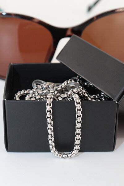 KEEBA Depth in Simplicity Steel Silver Color Unisex Glasses Chain. Original a...