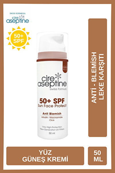 CIRE ASEPTINE Günes Koruyucu Anti Blemsih Yüz Kremi SPF 50+ Sun Face Protect ...