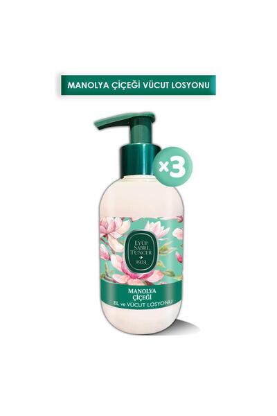 Eyüp Sabri Tuncer Magnolia Flower Hand and Body Lotion 280 ml X 3