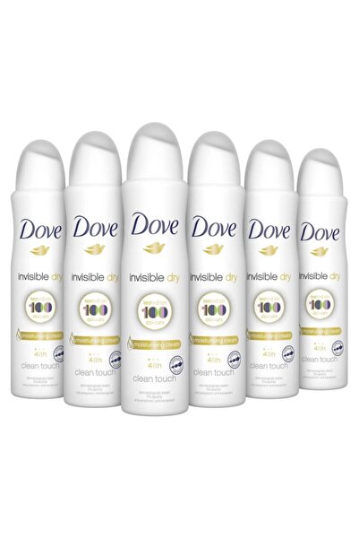 Dove Invisible Dry Kadın Sprey Deodorant 150 ml x 6