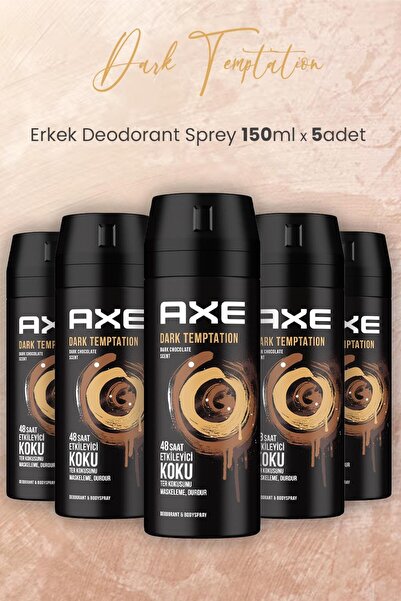 Axe Dark Temptation Erkek Deodorant Sprey 150 ml x 5 Adet