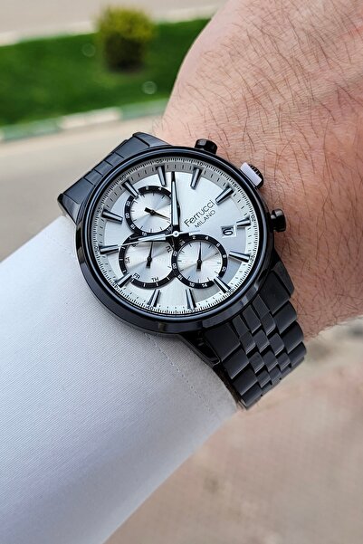 Ferrucci Black Color Adjustable Cord Functional 41 mm Men's Wristwatch