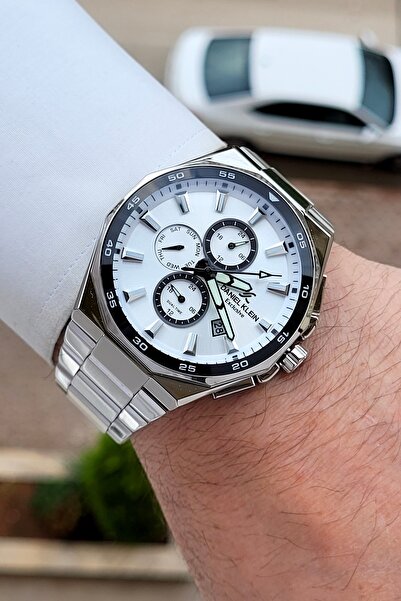 Daniel Klein Silver Renk 24 Ay Garantili 43,5 Mm Erkek Kol Saati