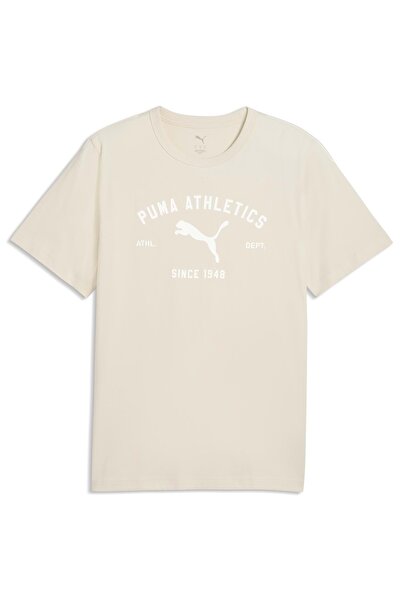 Puma Tricou grafic de clasă 692226 Tricou bărbați BEJ