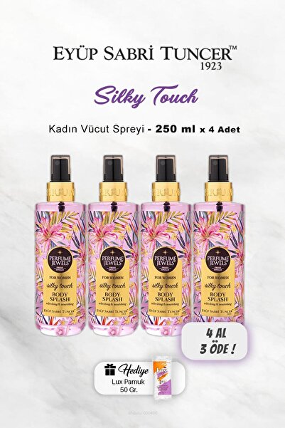 Eyüp Sabri Tuncer Vücut Spreyi Silky Touch 250 ml 4 Adet