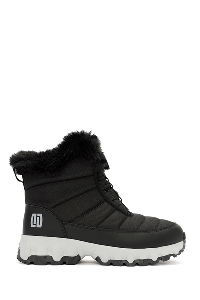 Derimod Dry Kadın Siyah Bağcıklı Kalın Tabanlı Waterproof Outdoor Bot 25WFD49...
