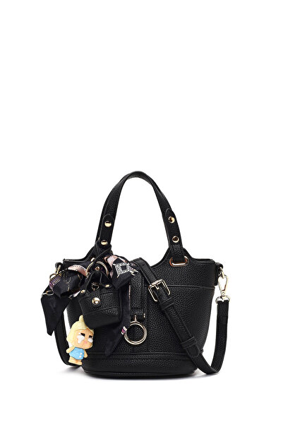Derimod Women's Black Long Strap Mini Shoulder Bag 25Wbd2744Ft