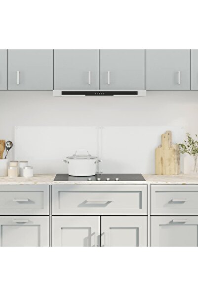 vidaxl بلاطات مطبخ خلفية، قطعتان، زجاج شفاف، 70×60 سم
