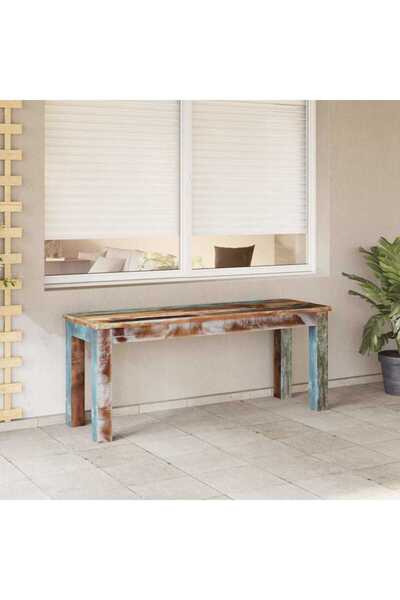 vidaxl مقعد من الخشب الصلب المعاد تدويره 110 × 35 × 45 سم