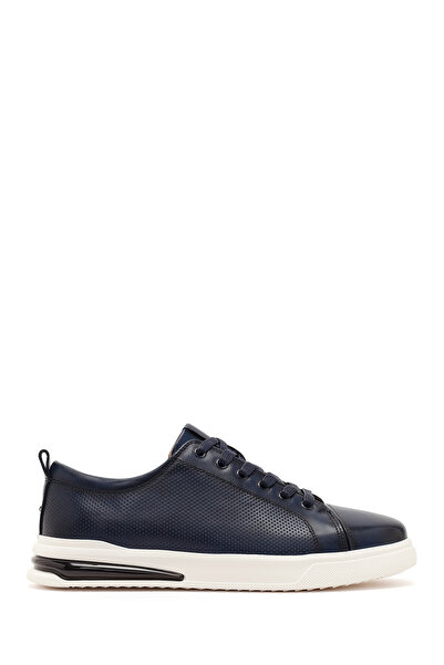Derimod Erkek Lacivert Bağcıklı Deri Sneaker 26SFD692518