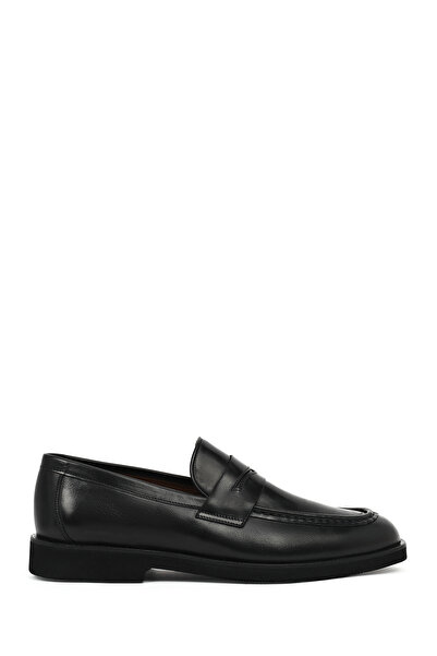 Derimod Ανδρικό Μαύρο Δερμάτινο Classic Loafer 26SFD601818