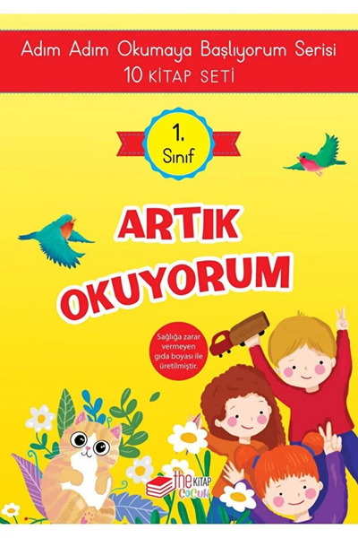The Kitap 1. مجموعة سلسلة 'أنا لا أقرأ الآن' - طقم من 10 كتب