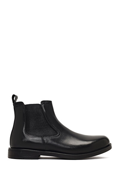 Derimod Men's Black Leather Chelsea Boots 25Wfd724218