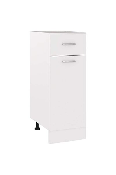 vidaxl Dulap inferior cu sertar “Lyon”, alb, 30x46x81,5 cm