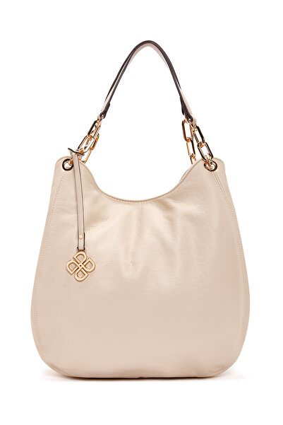 Derimod حقيبة كتف نسائية كريمية اللون 26PBD241018