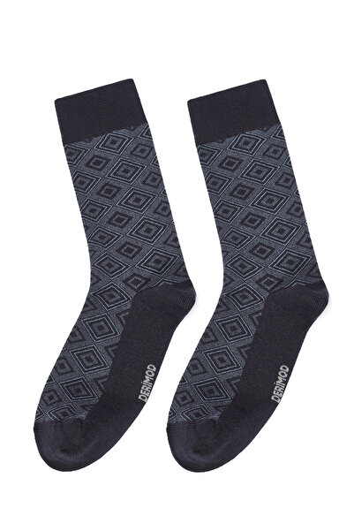 Derimod جوارب طويلة رمادية اللون للرجال 000A2C35056F