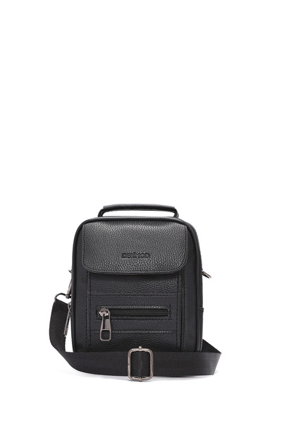 Derimod Ανδρική Μαύρη Τσάντα Messenger 19SBD3302FT